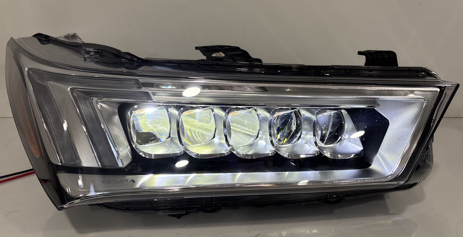 Nice 2017 - 2020 Acura MDX Chrome LED Headlight Passenger Right RH OEM 0460
