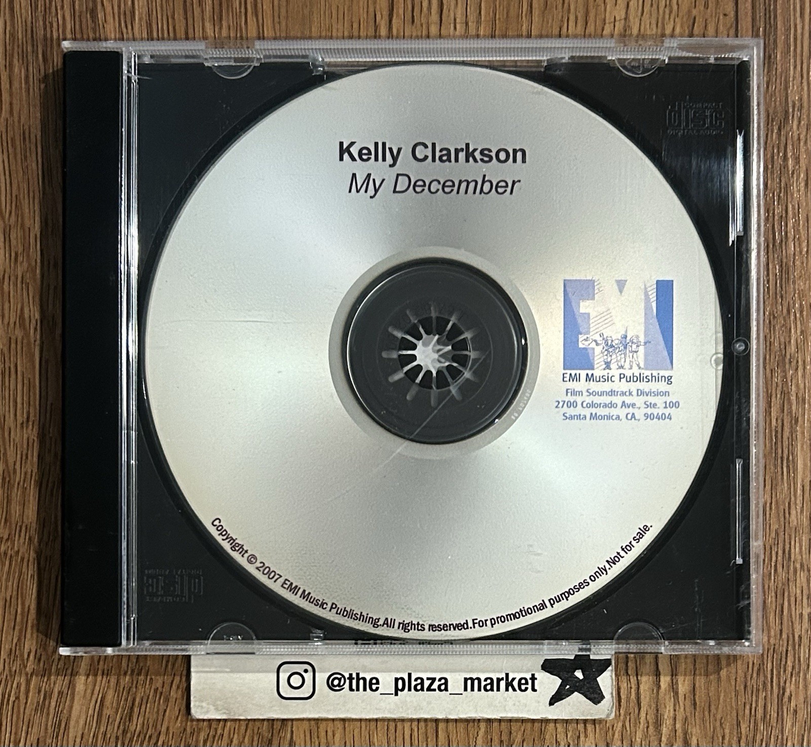 Kelly Clarkson My December Promo CD Rare Advance version featuring Did You music Kelly Clarkson My December Promo CD Rare Advance version featuring Did You music
