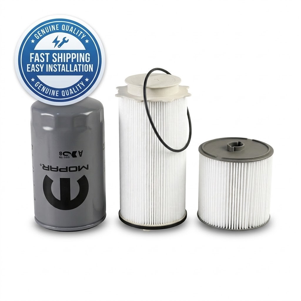 OEM 6.7L Diesel Fuel Oil Filter Kit for Ram 2500 3500 4500 5500 Trucks 2019-2024