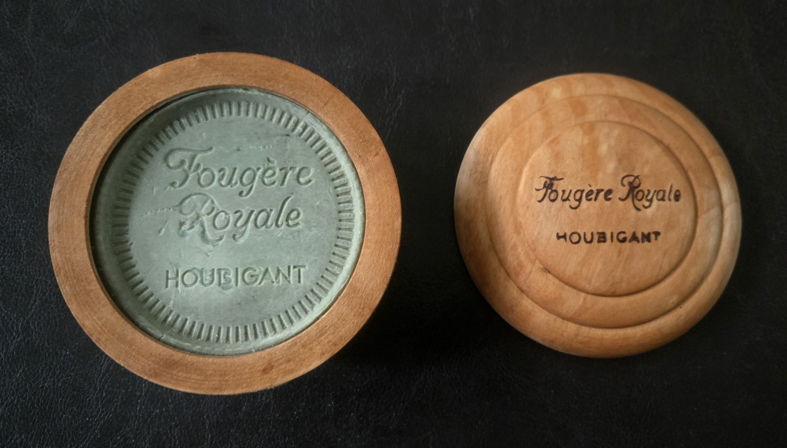 Mint In Box Vintage Houbigant Fougere Royale Shaving Soap With Wood Box 2 7/8 Oz Mint In Box Vintage Houbigant Fougere Royale Shaving Soap With Wood Box 2 7/8 Oz