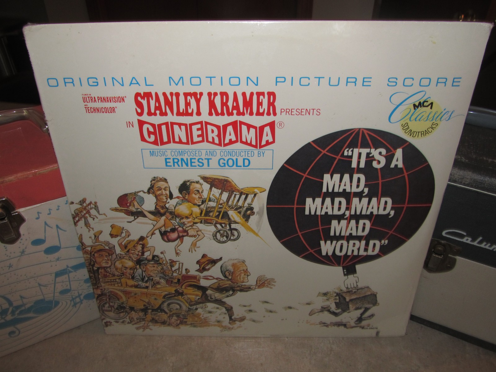Sealed - NOS - ERNEST GOLD – Vinyl Lp - IT\'s A MAD, MAD, MAD, MAD WORLD - MCA Sealed - NOS - ERNEST GOLD – Vinyl Lp - IT\'s A MAD, MAD, MAD, MAD WORLD - MCA