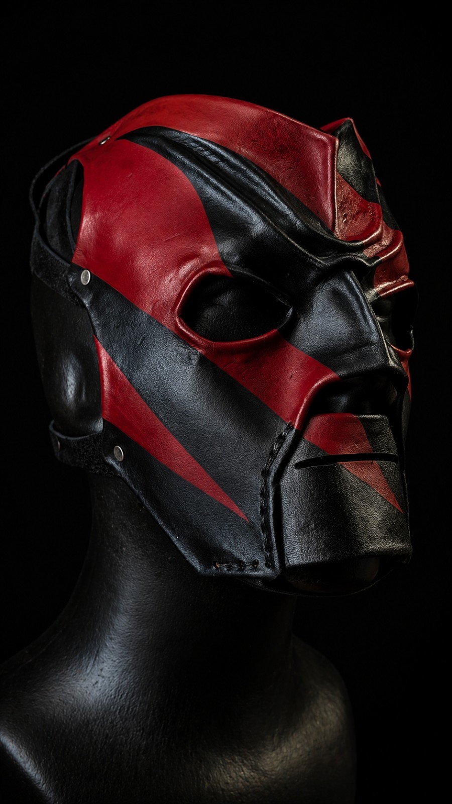 WWE Leather 1999-00 Kane Wrestling Mask Replica WrestleMania *Made to Order* 