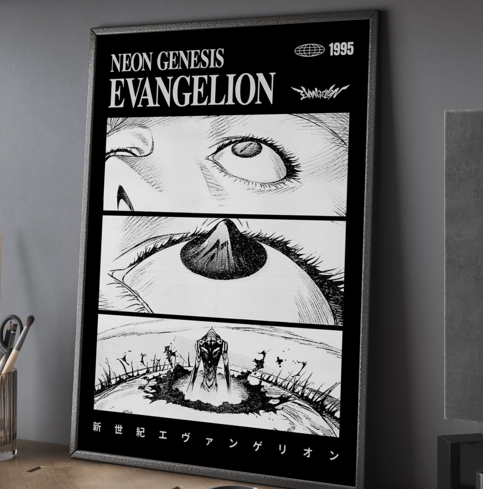 Neon Genesis Evangelion Canvas Poster Wall Art Home Decor Neon Genesis Evangelion Canvas Poster Wall Art Home Decor