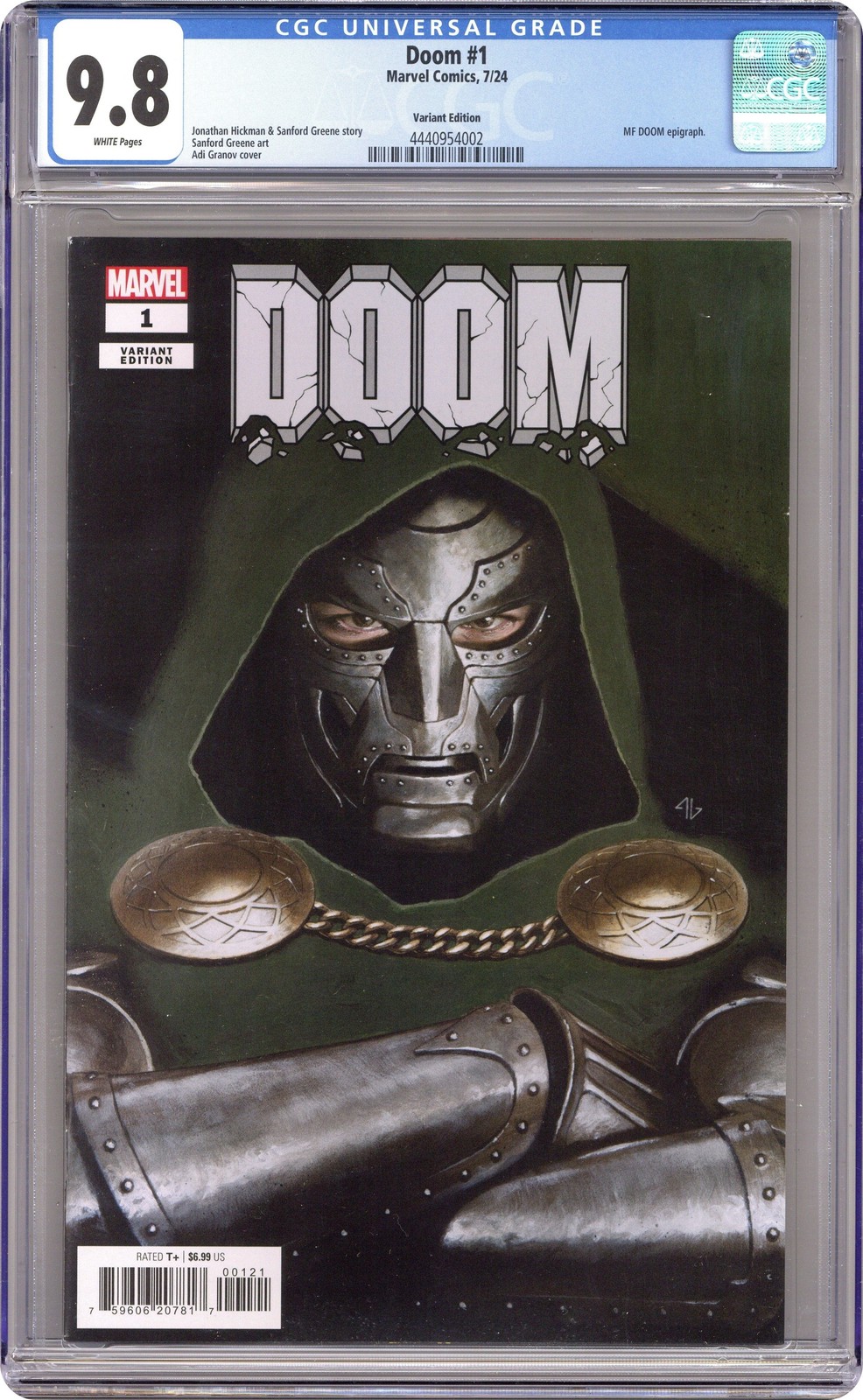 Doom 1B CGC 9.8 2024 4440954002