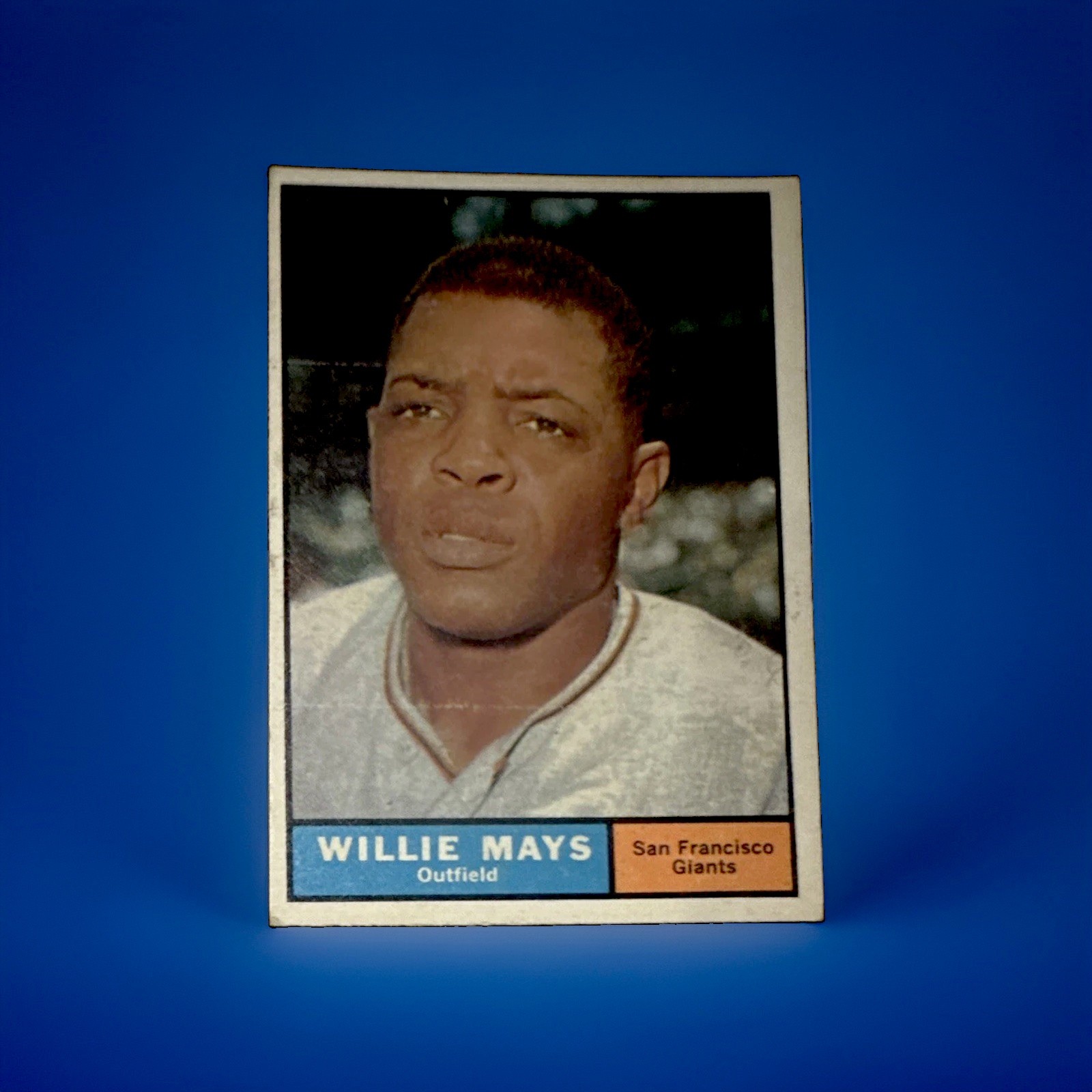 Topps 1961 Base Set #150 Willie Mays San Francisco Giants, VG, AI Grade 4