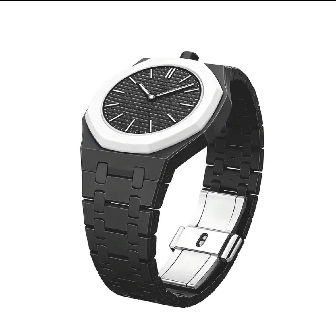 AP x Swatch Royal Pop Integrated Link Ceramic Bracelet Band – Midnight Black AP x Swatch Royal Pop Integrated Link Ceramic Bracelet Band – Midnight Black