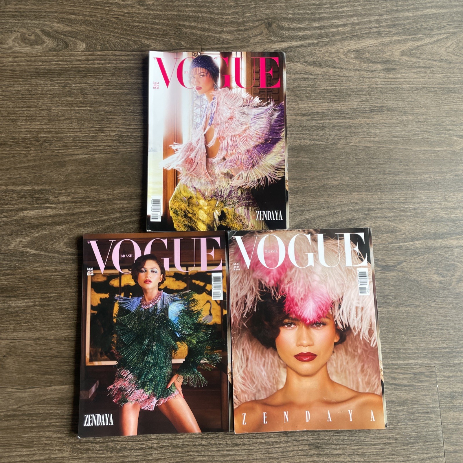 VOGUE BRAZIL X3 ZENDAYA 2026 EUPHORIA SPIDER MAN BRAND NEW DAY LIMITED EDITION