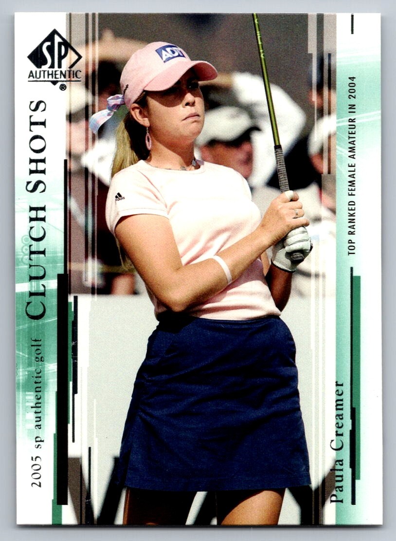 2005 UPPER DECK SP GOLF CARD CLUTCH SHOTS #54 PAULA CREAMER