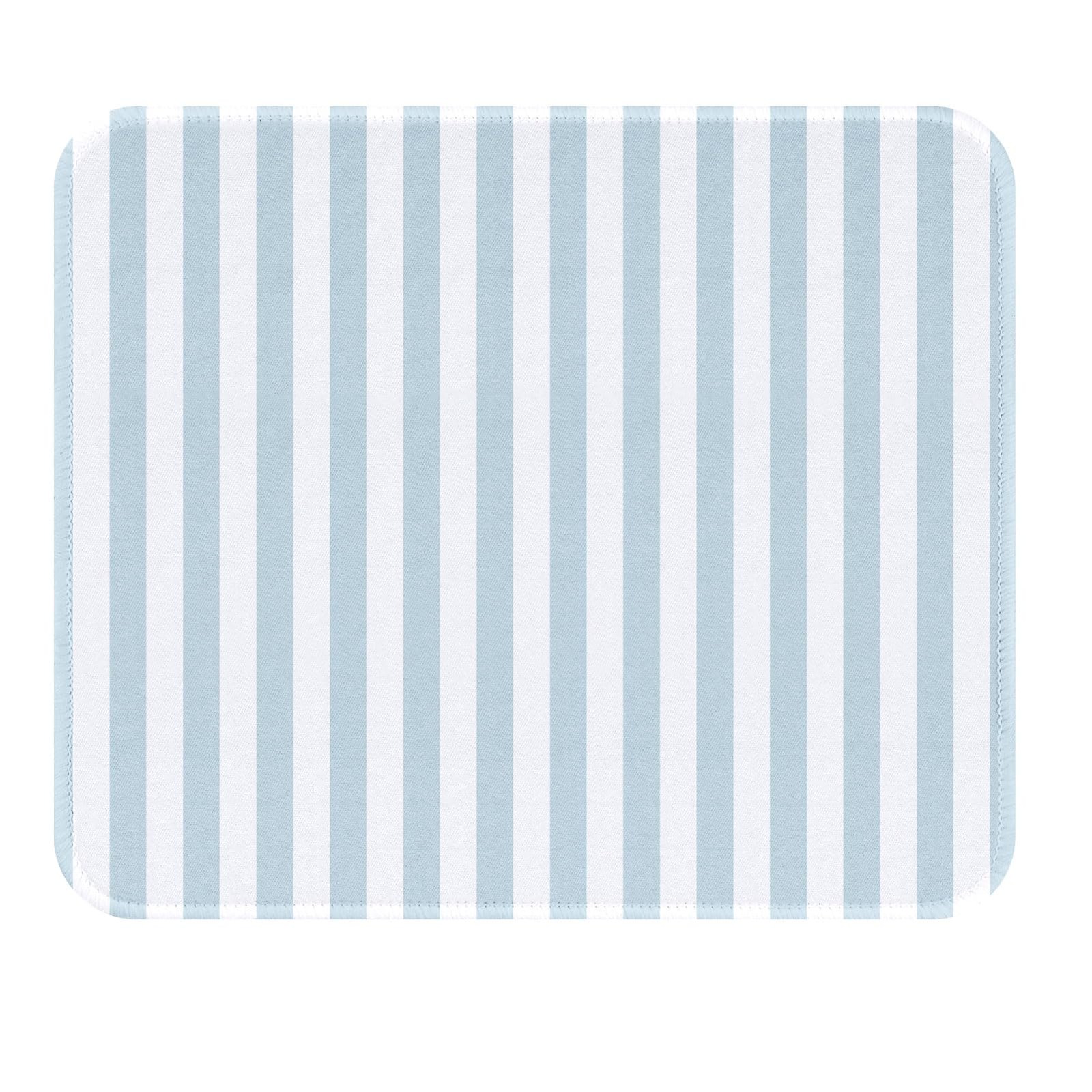 Ksriylm Cute Blue Striple Mouse Pad, 9.4L x 7.9W inches, Light Ksriylm Cute Blue Striple Mouse Pad, 9.4L x 7.9W inches, Light