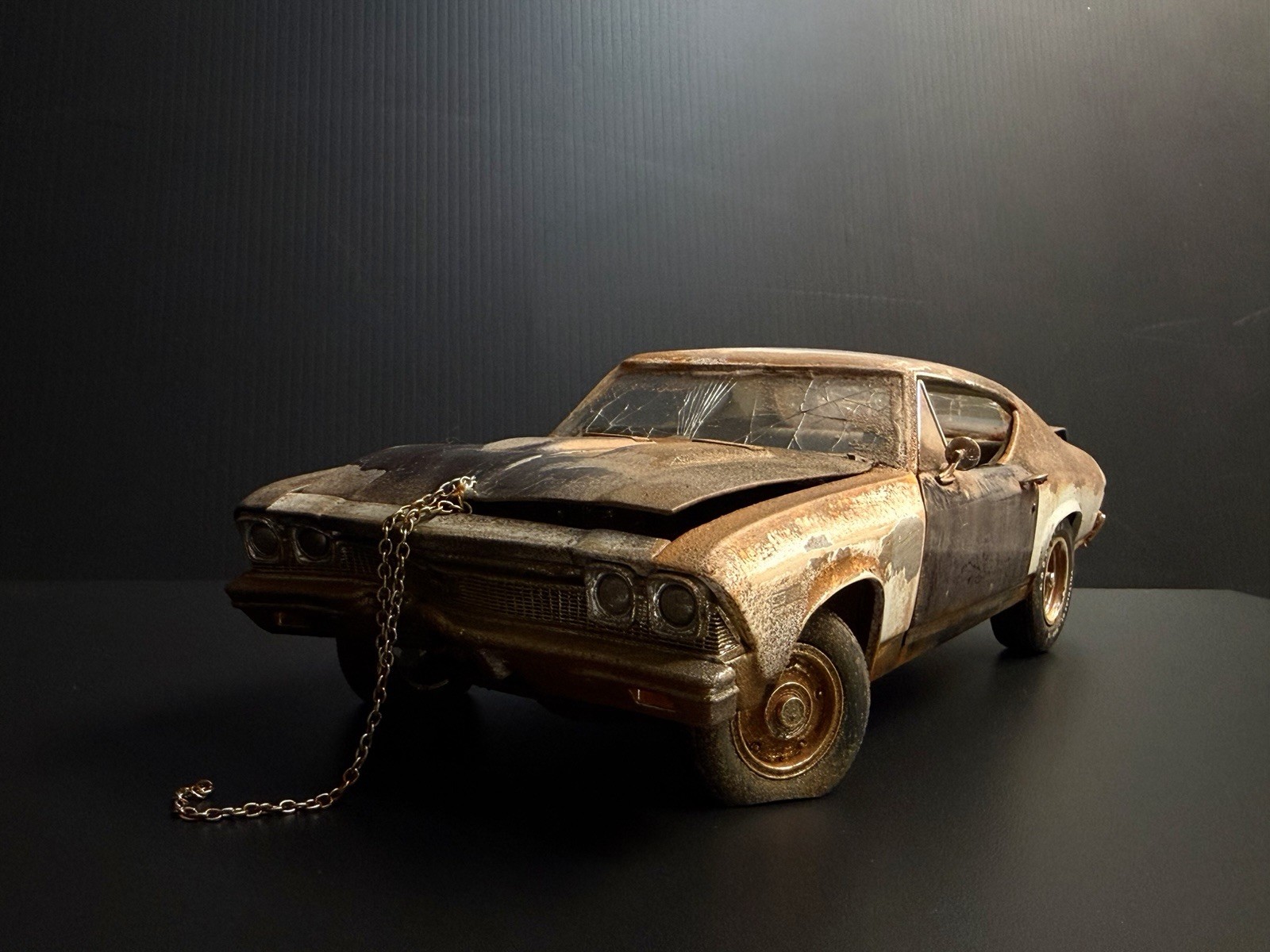 1969 Chevrolet Chevelle SS Wrecked Abandoned 1/18 Kodeblake Barn Find 1 Of 1