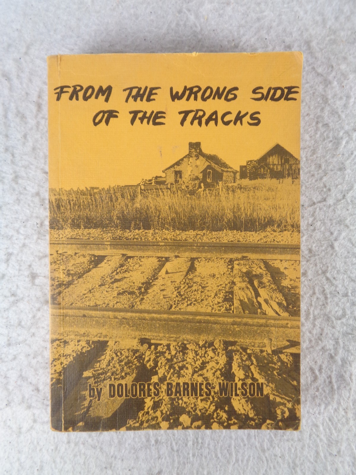 SIGNED From The Wrong Side Of The Tracks Dolores Wilson 1980 SD History Book