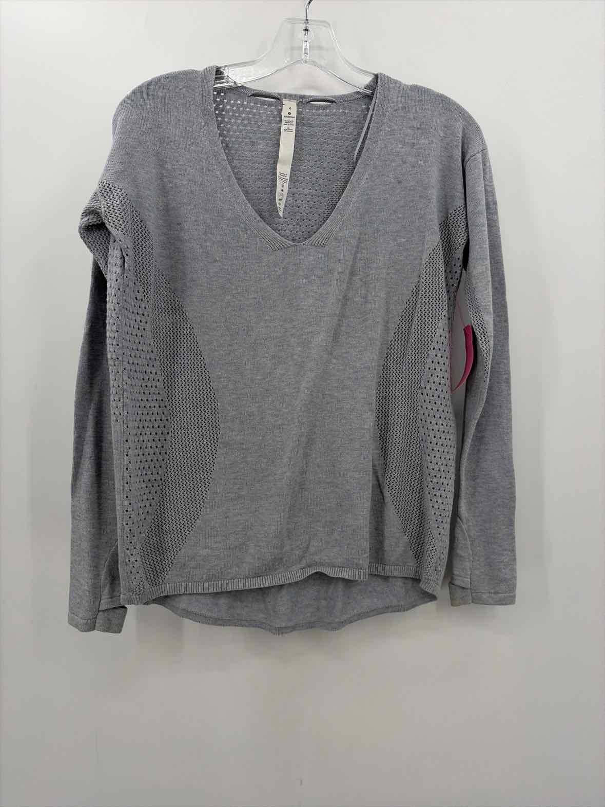 Pre-Owned Lululemon Gray Size 4 Athletic Sweater
