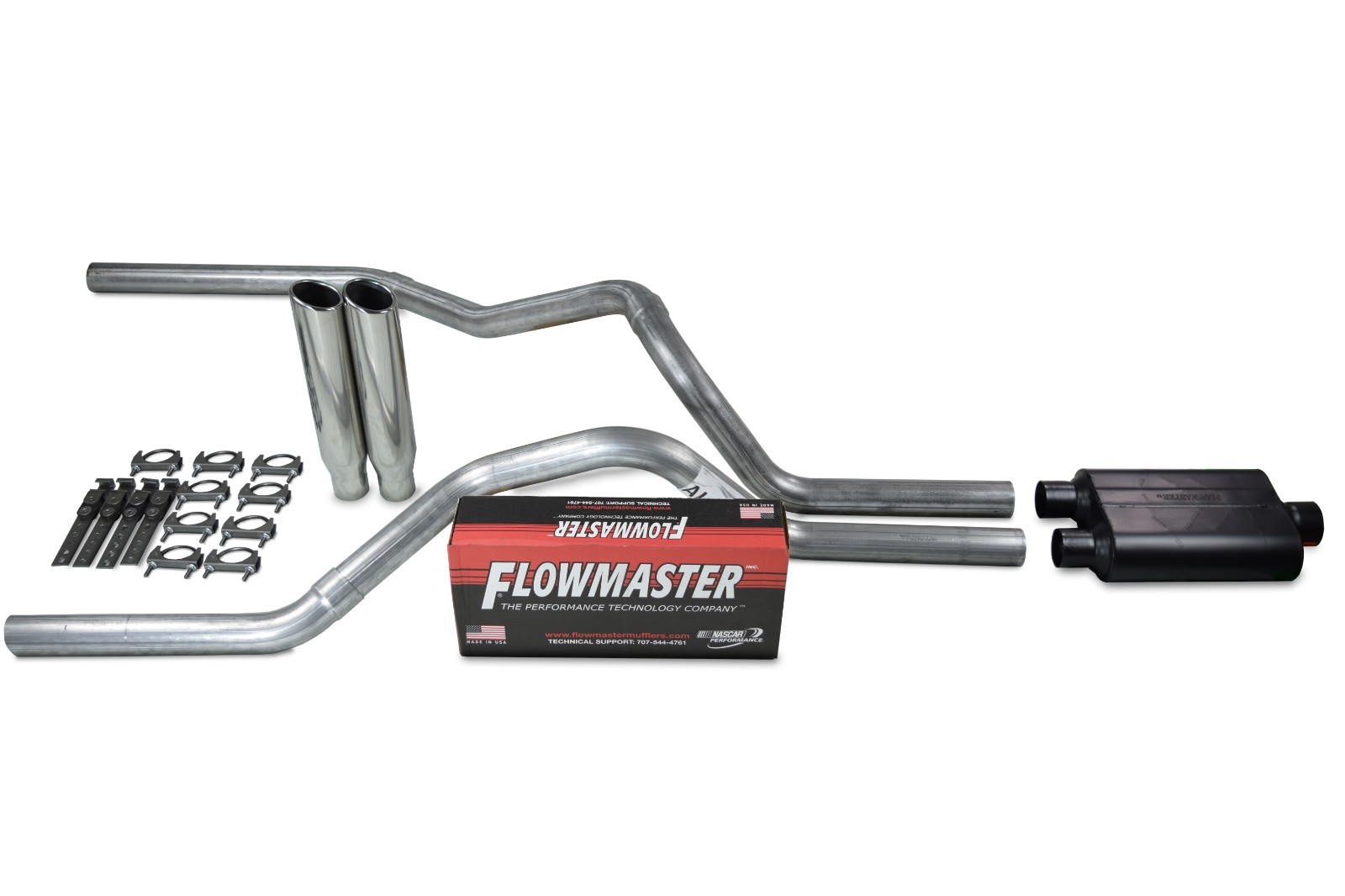 99-08 Chevrolet Silverado GMC Sierra Truck Dual Exhaust Includes Flowmaster 44 T