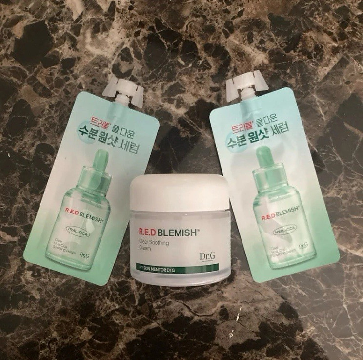 Dr.G Red Blemish Soothing Cream + Hyal-Cica Serum Dr.G Red Blemish Soothing Cream + Hyal-Cica Serum
