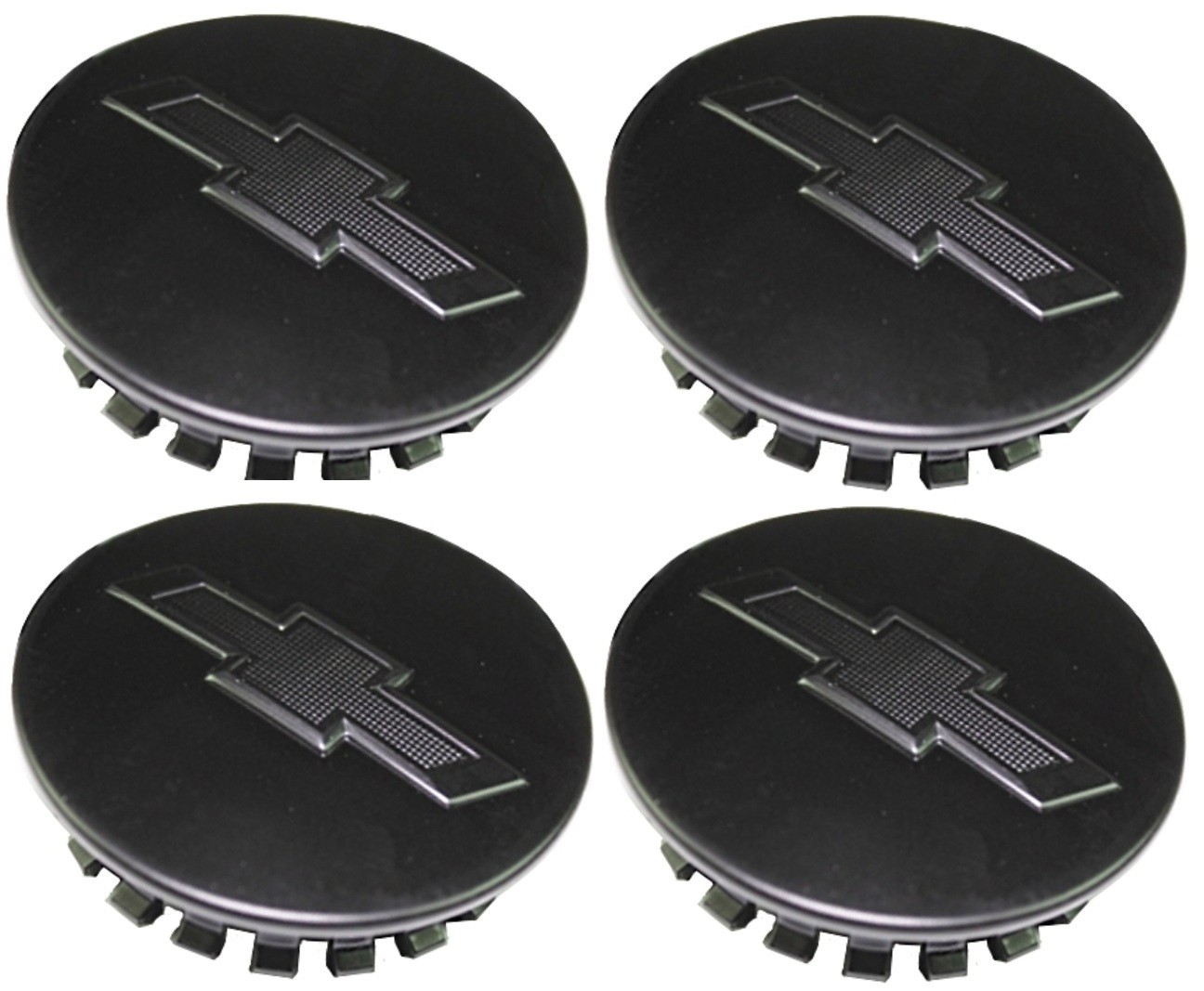 4x Center Wheel Caps 66mm FOR Blazer Camaro Colorado Equinox Traverse GLOSSY BLK