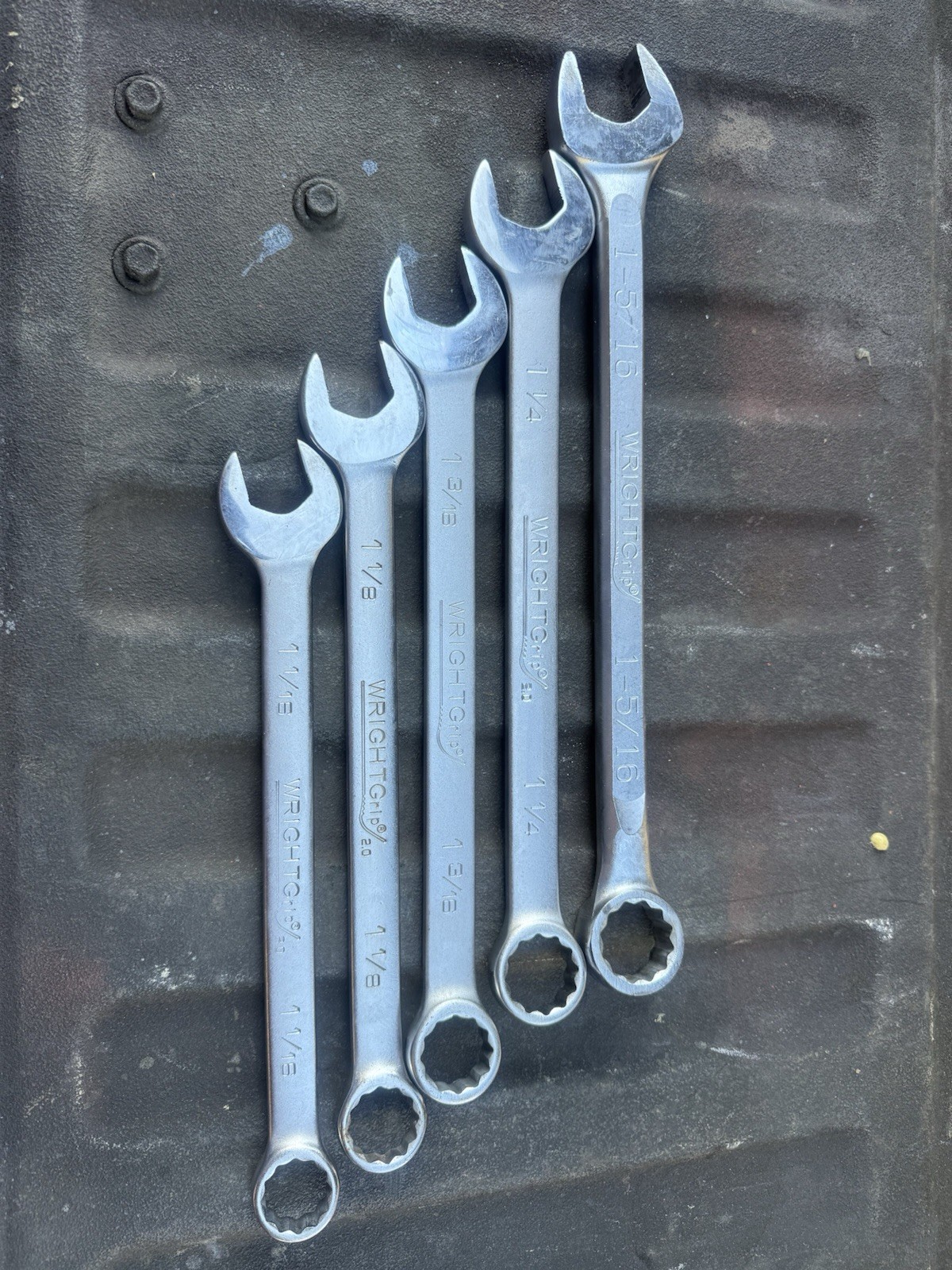 Set of 10 Wright Tool Combination Wrench 1-1/16” to 1-13/16