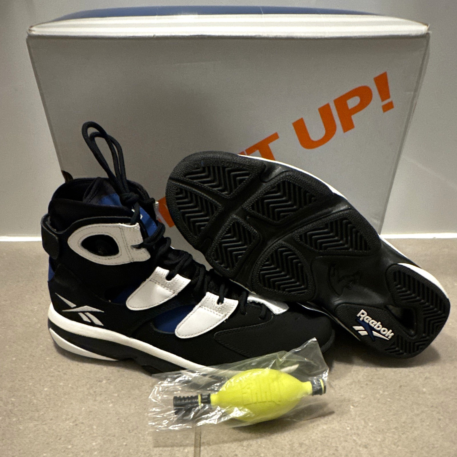 Reebok Z Pump Fusion The Pump Men’s High Top Basketball Leather Sneakers Reebok Z Pump Fusion The Pump Men’s High Top Basketball Leather Sneakers