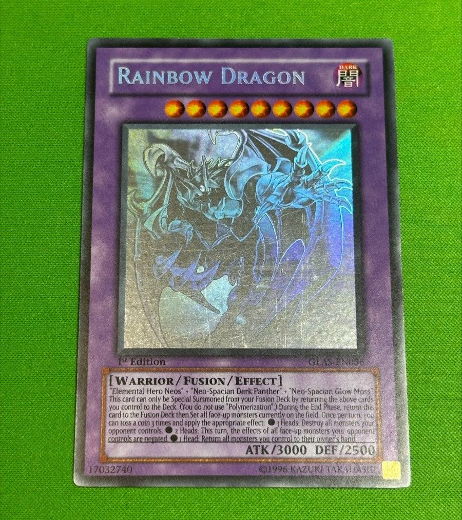 Rainbow Dragon (Misprint) - GLAS-EN036 - Ghost Rare - 1st Edition