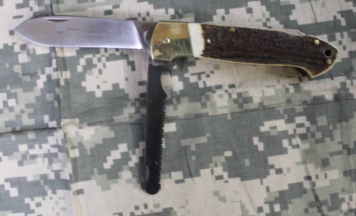 Puma Jata 240 M+ Folding Knife Spear & Saw Blades 212401 2010 Ultimate Hunting