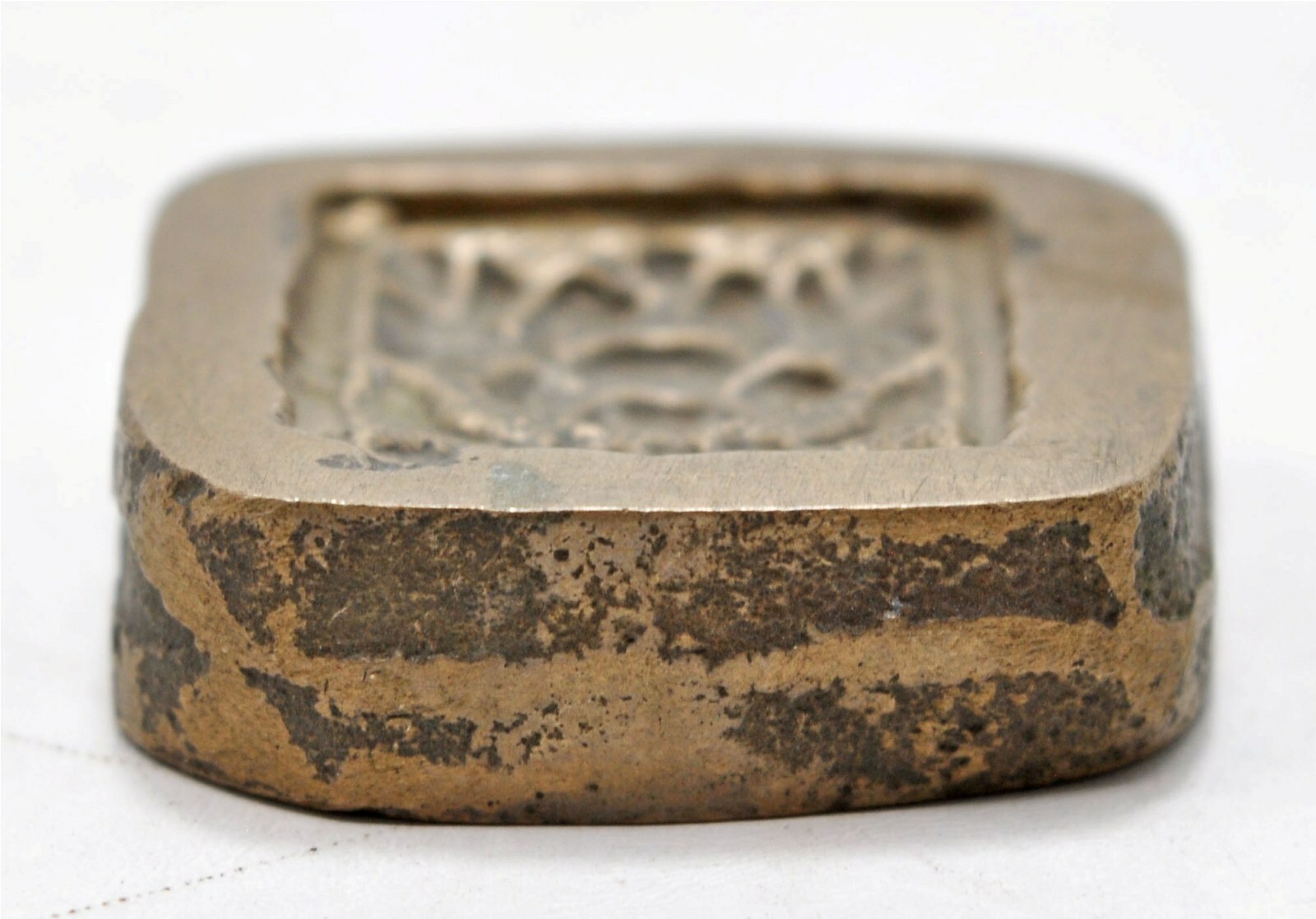 Antique Brass Jewellery Maker's Embossing Dye Original Old Hand Crafted Engraved