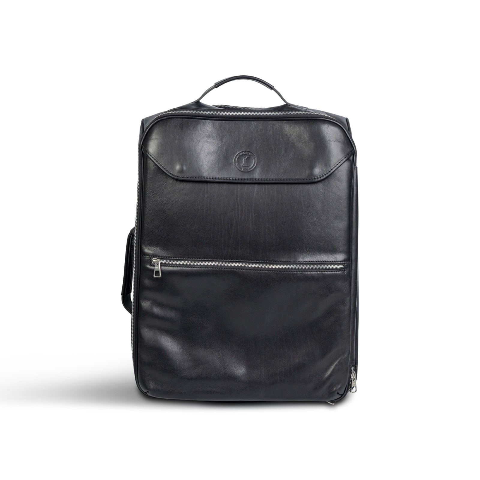 Cabrera Leather Rolling Carry-On – Vegetable Tanned Wheeled Travel Bag –Handmade