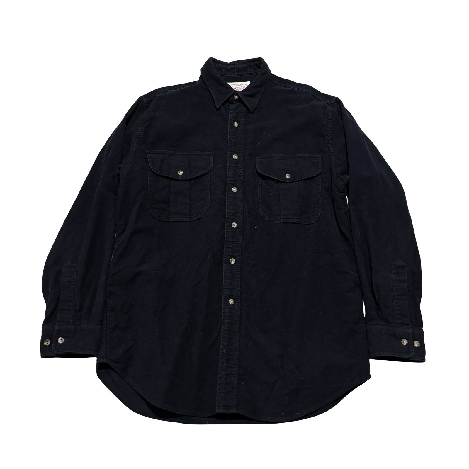 Filson Men\'s Black Field Flannel Shirt Heavyweight Size Large 23 x 32 Filson Men\'s Black Field Flannel Shirt Heavyweight Size Large 23 x 32