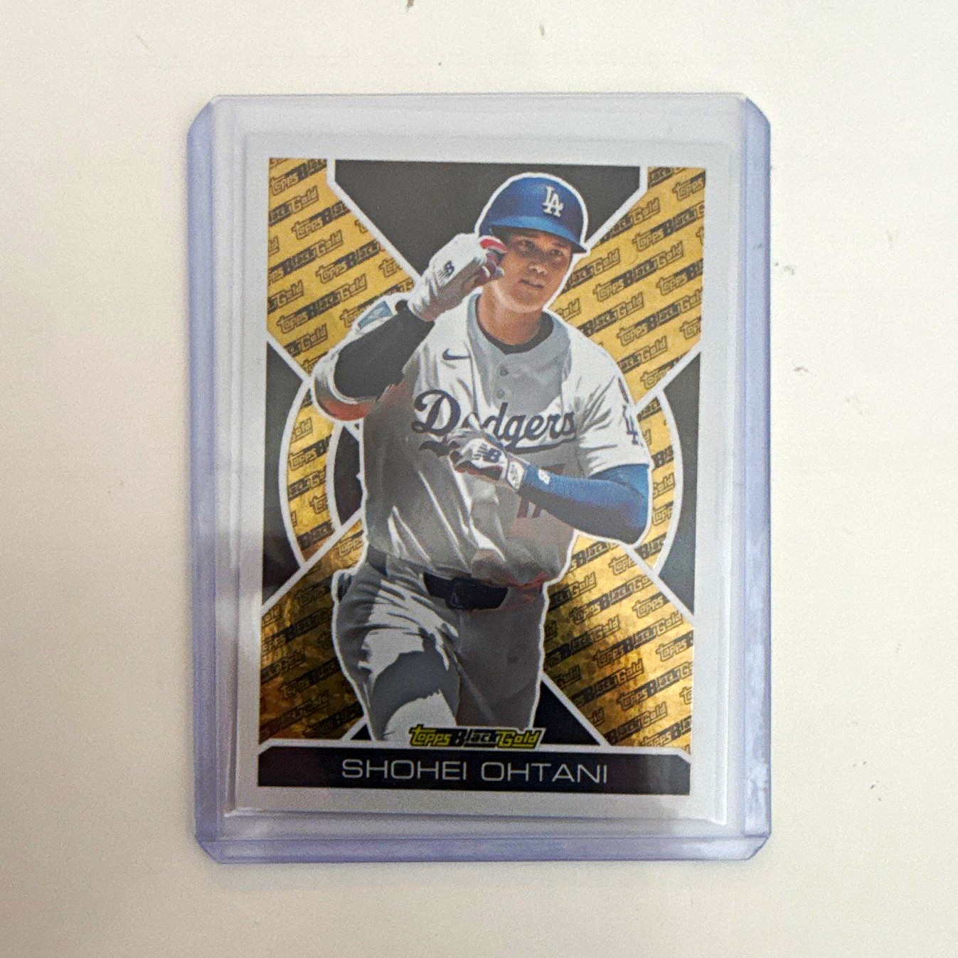 2024 Topps Black Gold Shohei Ohtani Insert BG-19 Los Angeles Dodgers