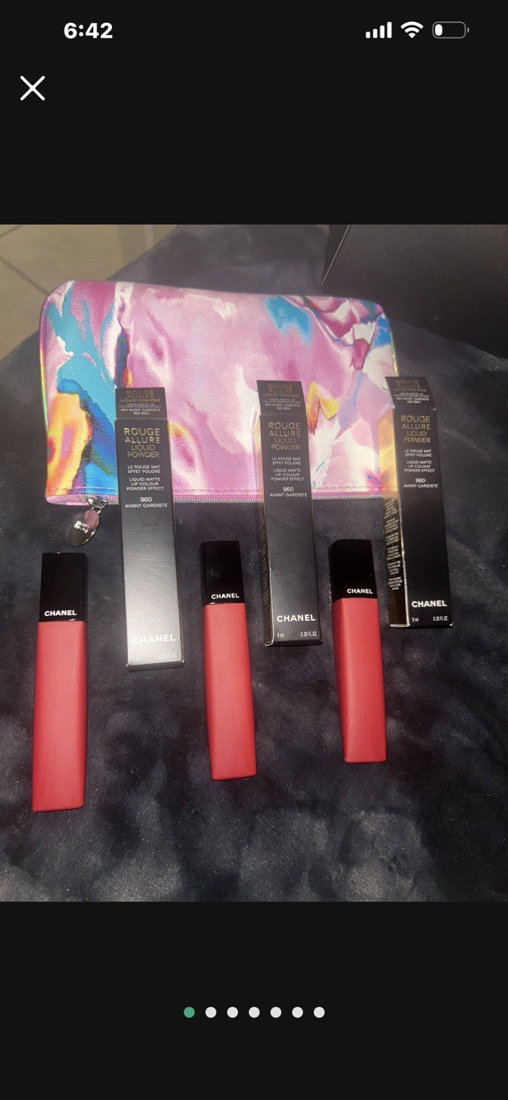 3 CHANEL ROUGE ALLURE LIQUID POWDER Lip Color 960 Avant-Gardiste NEW in BOX