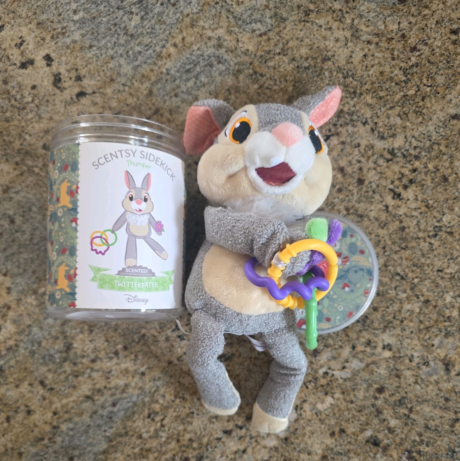 SCENTSY Sidekick Thumper Disney Plush Toy w/ Twitterpated Scented NEW Stuffie SCENTSY Sidekick Thumper Disney Plush Toy w/ Twitterpated Scented NEW Stuffie