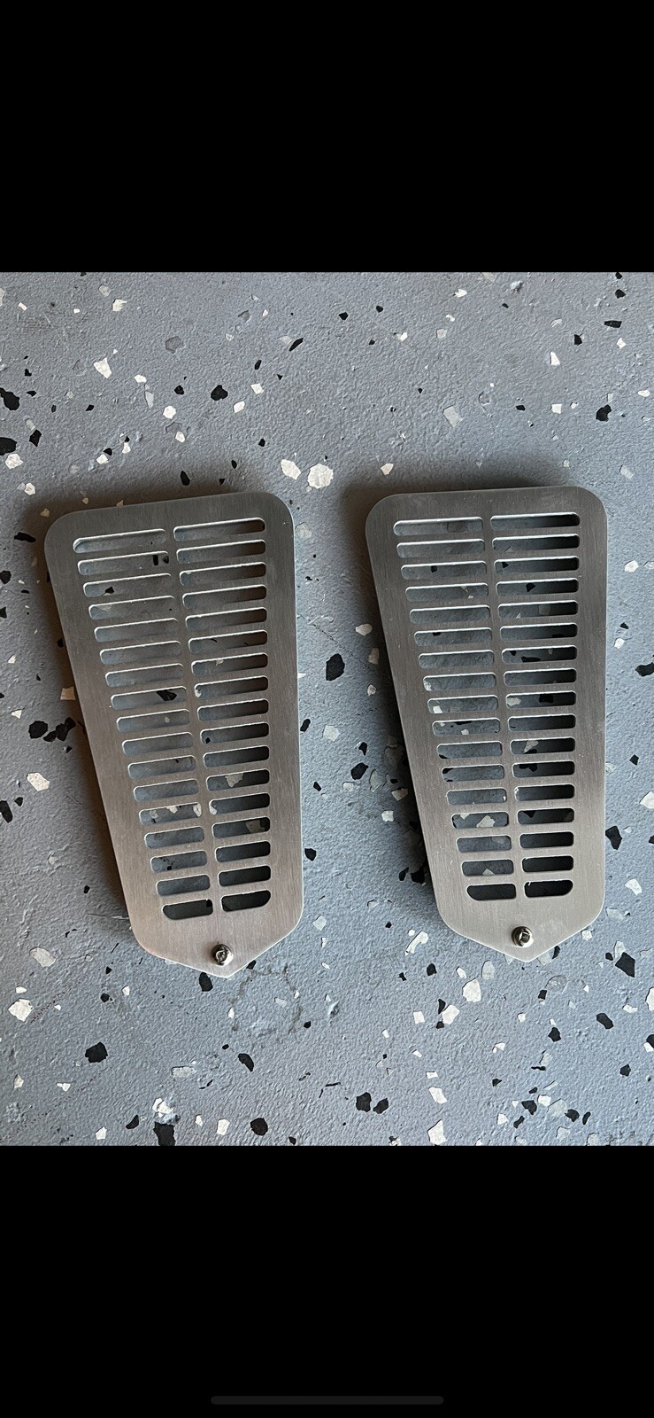 1977-90 Chevy Caprice & Impala Billet Aluminum Rear Door Vents Brushed Finish