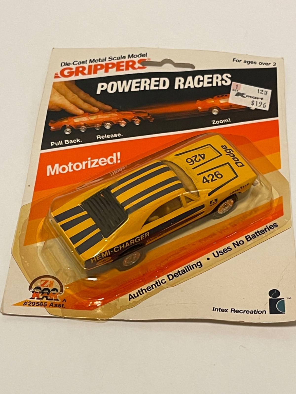 Vintage 1981 zee toys die-cast grippers motorized powered racers Hemi-Charger Vintage 1981 zee toys die-cast grippers motorized powered racers Hemi-Charger