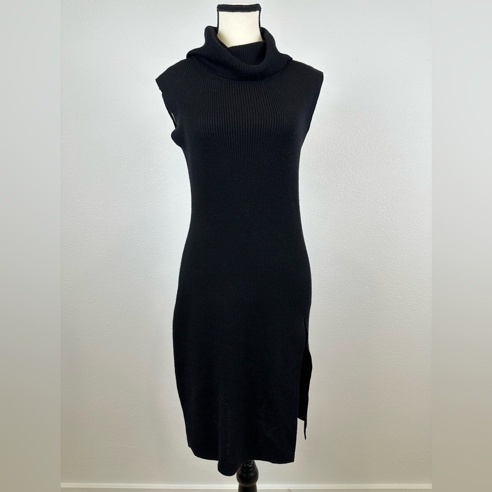 BCBGMaxAzria Black Midi Dress