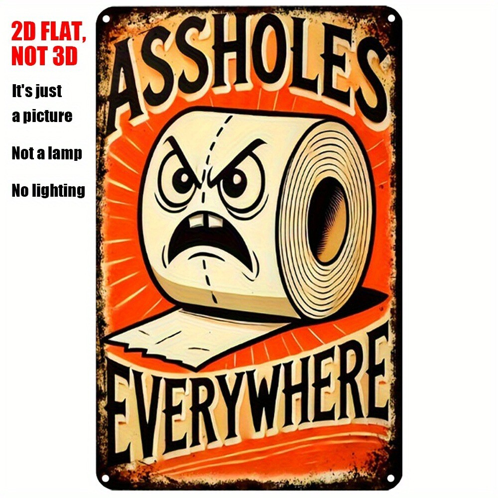 Retro Funny Bathroom Signs Metal tin Sign Funny Toilet Paper Bar Club Wall Decor Retro Funny Bathroom Signs Metal tin Sign Funny Toilet Paper Bar Club Wall Decor