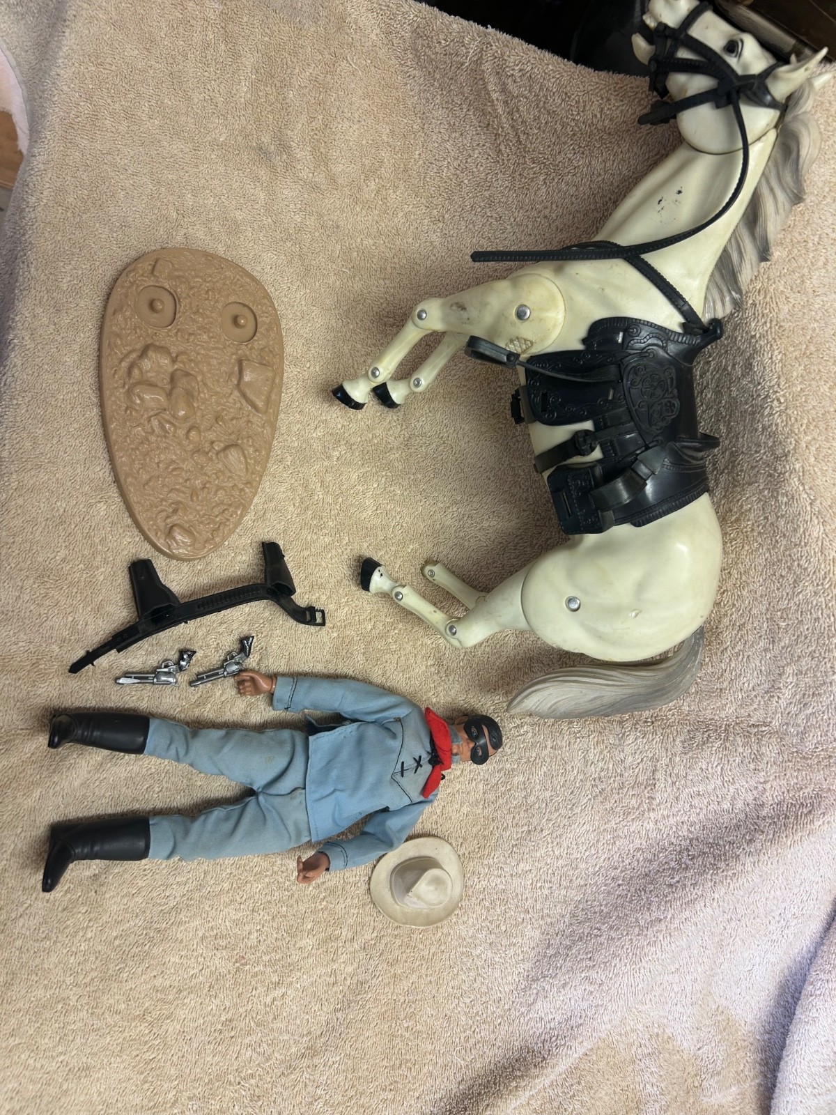 RARE Vintage Gabriel Lone Ranger and Silver No. 28675 with Box almost complete