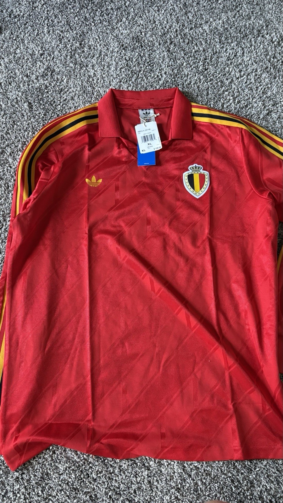 Adidas Originals Belgium 1986 Football Club Home Jersey Sz Extra Large XL - NWT