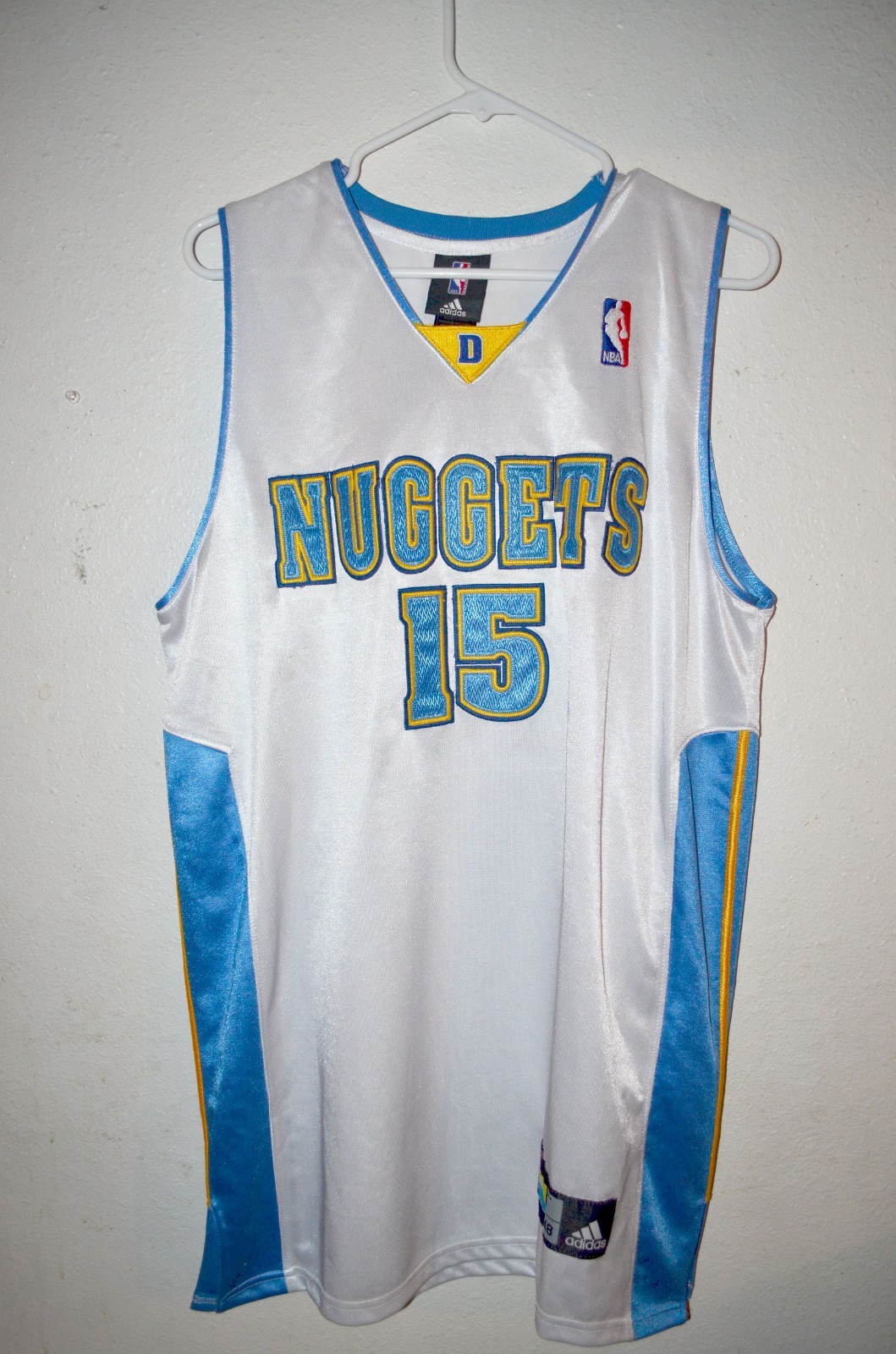 Adidas Carmelo Anthony #15 Denver Nuggets NBA Basketball Men\'s Jersey SIZE 48