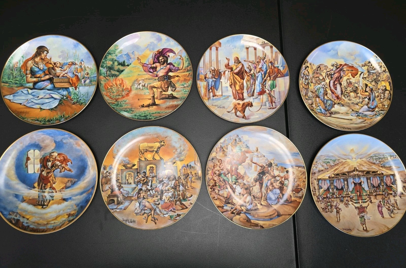 Yiannis Koutsis Plates (8) Promised Land Series Plate# 1, 2, 3, 7, 9, 10, 11, 12