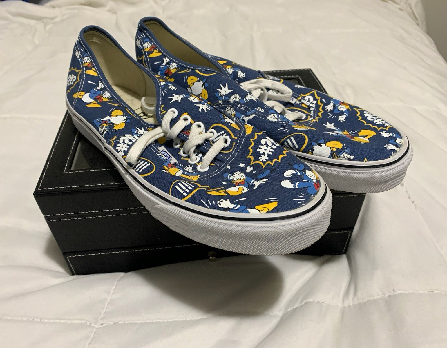 Vans x Disney Donald Duck Authentic Navy Blue Shoes Men’s SIZE 11 VN018BGZ0