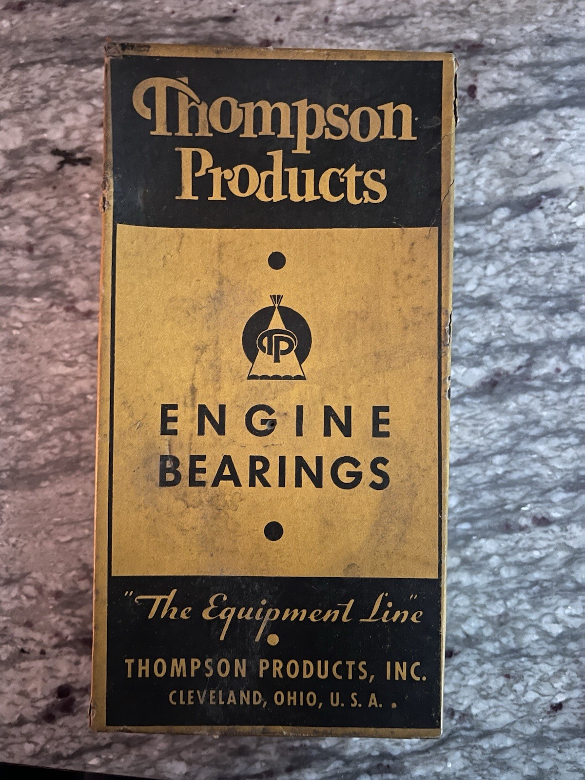 NOS Vintage Thompson Engine Bearings set of 4-CB5 Rod Main Chevy Ford Flathead NOS Vintage Thompson Engine Bearings set of 4-CB5 Rod Main Chevy Ford Flathead