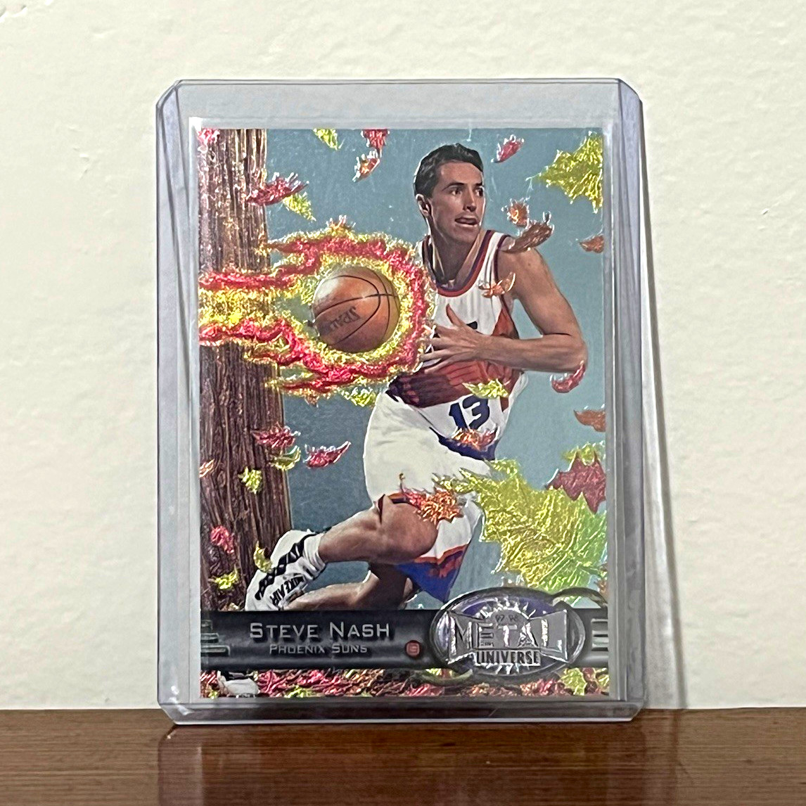 SkyBox 1997-98 Metal Universe Steve Nash Phoenix Suns Hologram #101