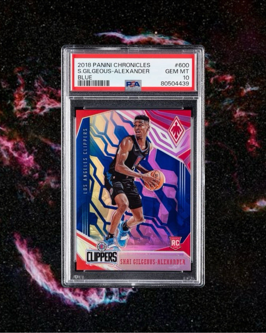 Panini 2018-19 Chronicles Shai Gilgeous-Alexander Blue /99 #600 RC PSA 10 Panini 2018-19 Chronicles Shai Gilgeous-Alexander Blue /99 #600 RC PSA 10
