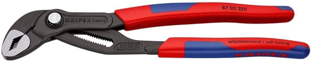 KNIPEX 87 02 250 SBA, 10 in. Cobra Water Pump Pliers KNIPEX 87 02 250 SBA, 10 in. Cobra Water Pump Pliers