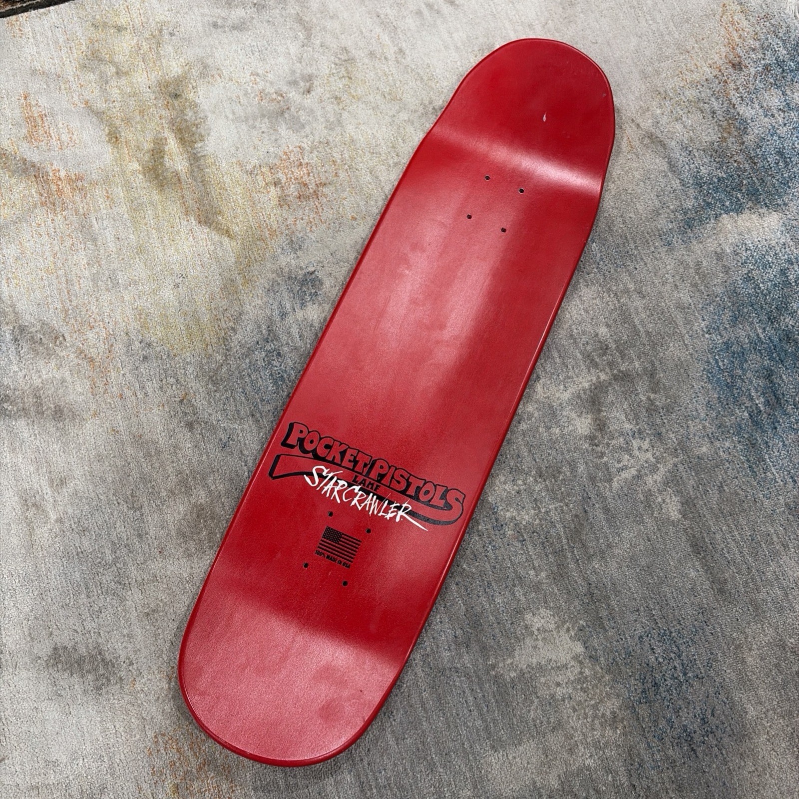 STARCRAWLER Pocket Pistols Limited Skateboard Deck AUTOGRAPHED Arrow De Wilde STARCRAWLER Pocket Pistols Limited Skateboard Deck AUTOGRAPHED Arrow De Wilde