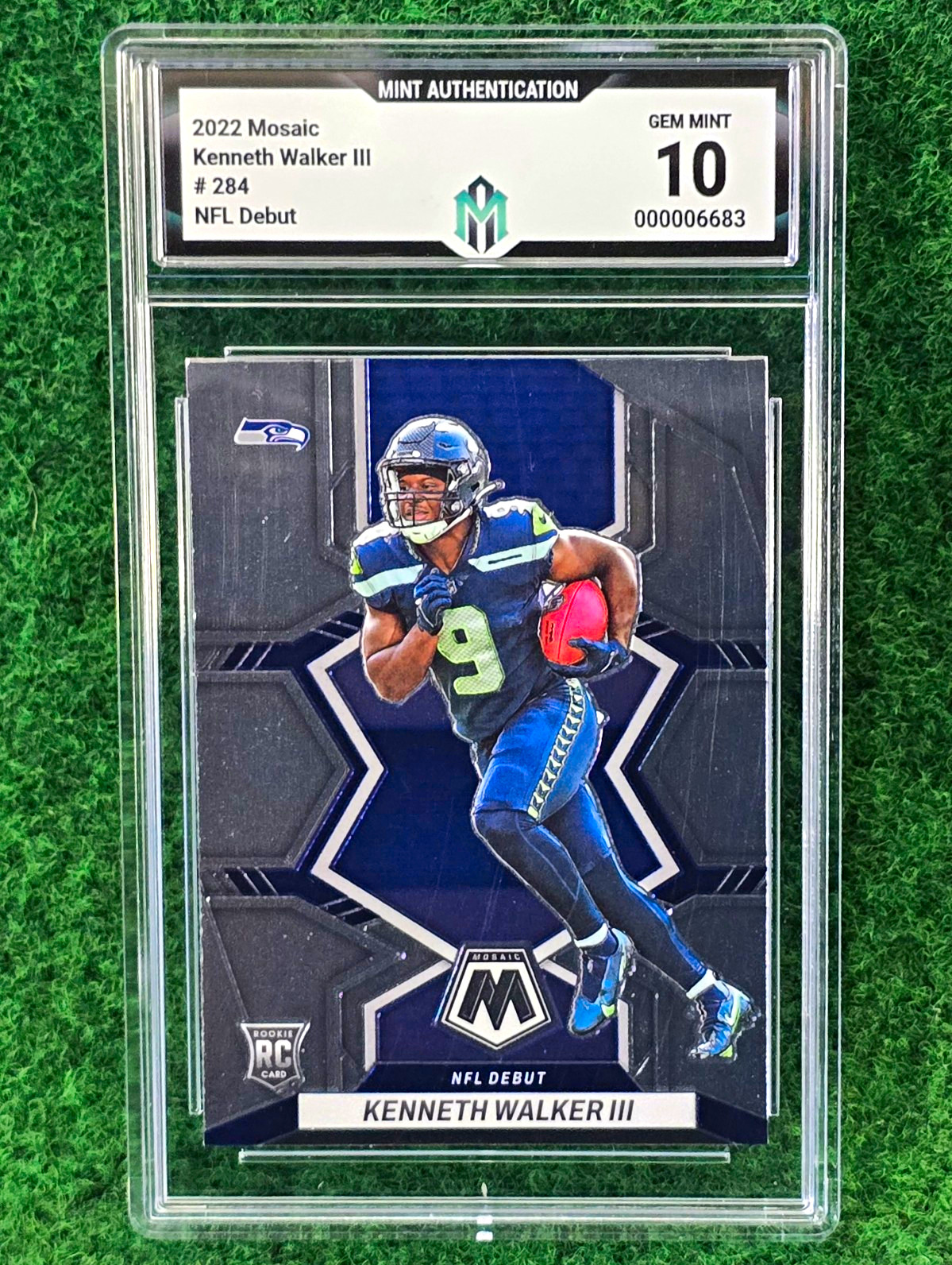 2022 Panini Mosaic - NFL Debut Kenneth Walker III #284 (RC) Seahawks Base