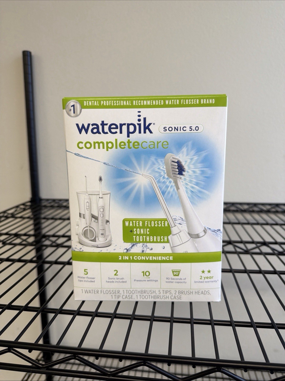 Waterpik CompleteCare Sonic 5.0 Water Flosser + Sonic Toothbrush White Waterpik CompleteCare Sonic 5.0 Water Flosser + Sonic Toothbrush White
