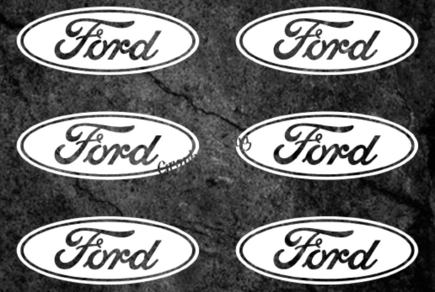 Small Ford Logo 6 Small Vinyl Decals Sticker decal 2\