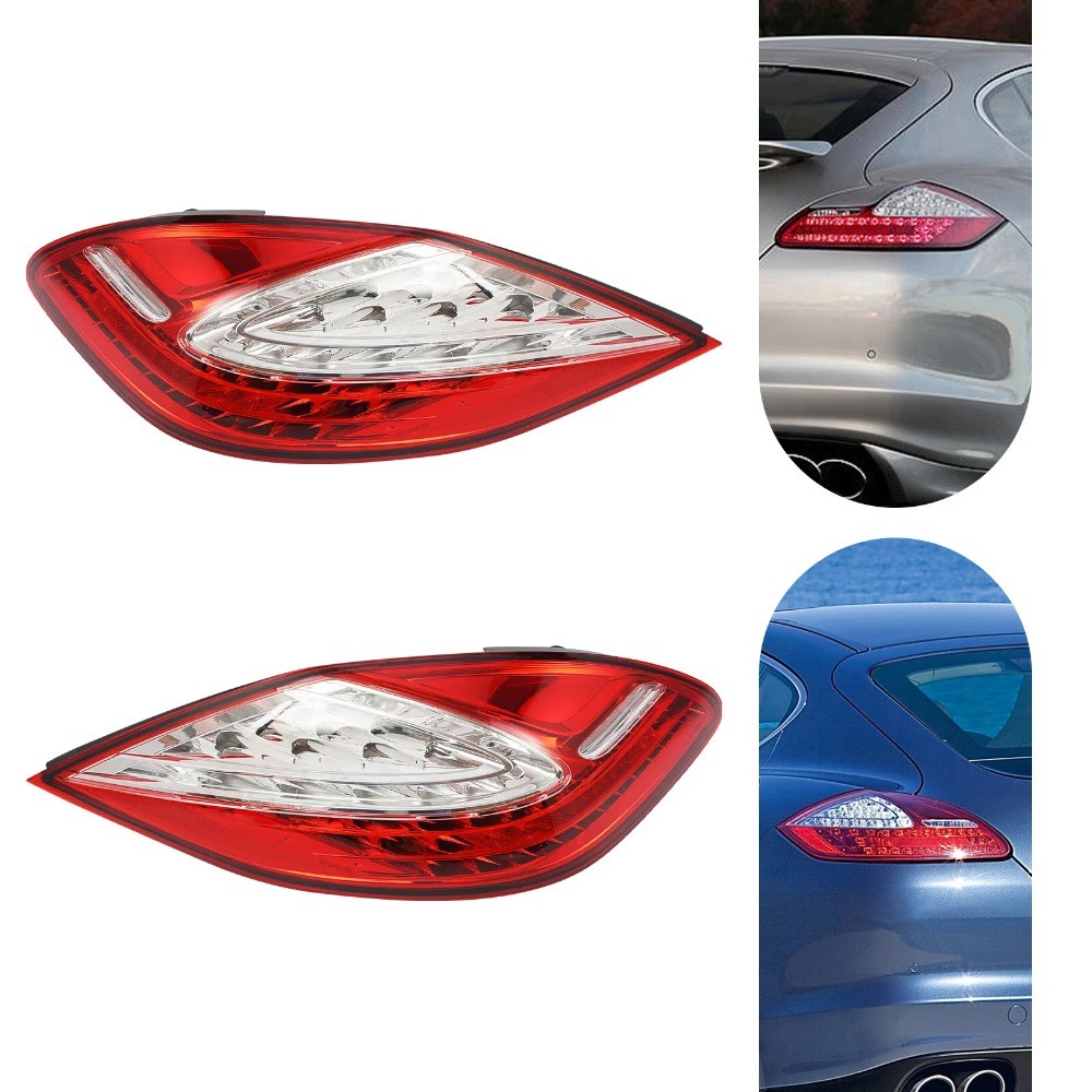 Fits 2010-2013 Porsche Panamera 970 Rear LED Tail Lights Pair Set LH & RH