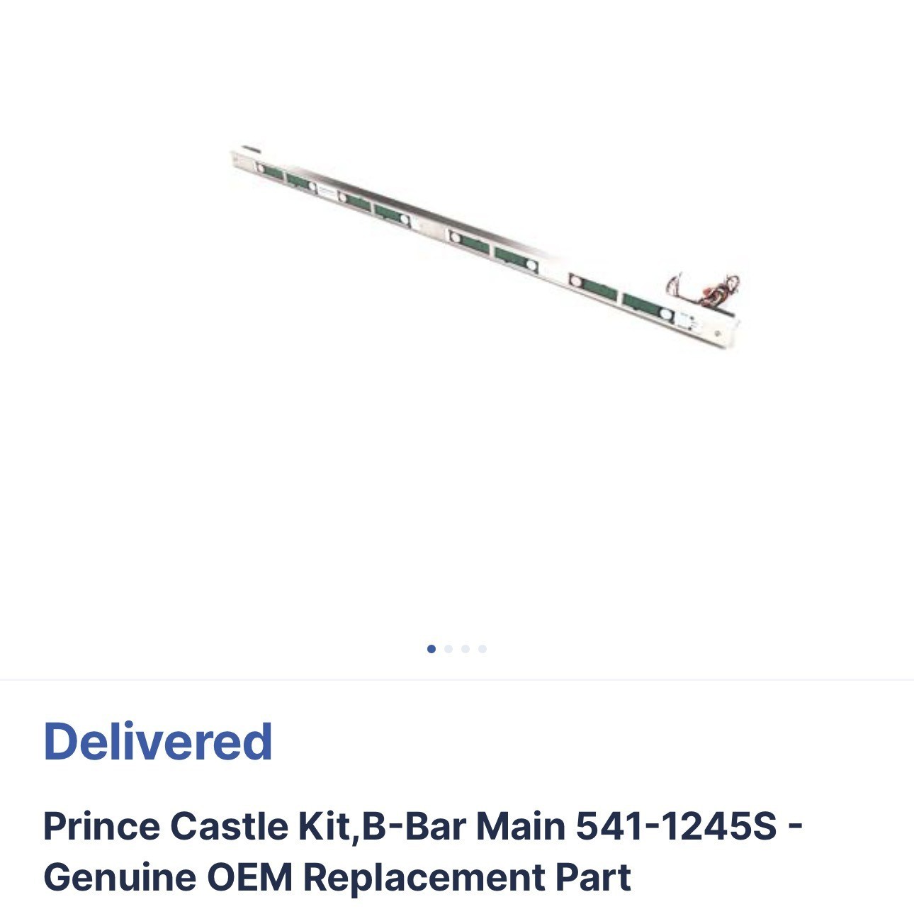 Prince Castle 541-1245S B-Bar Main Assembly OEM Kit Bun Toaster Genuine NEW