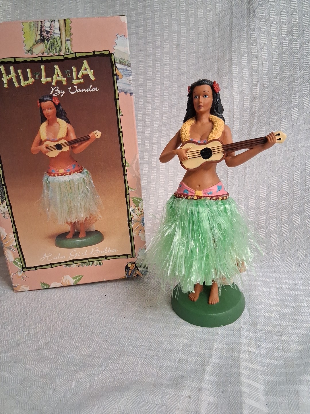 Hu La La Hawaiian Hula Girl Bobber Figure 2000 By Vandor