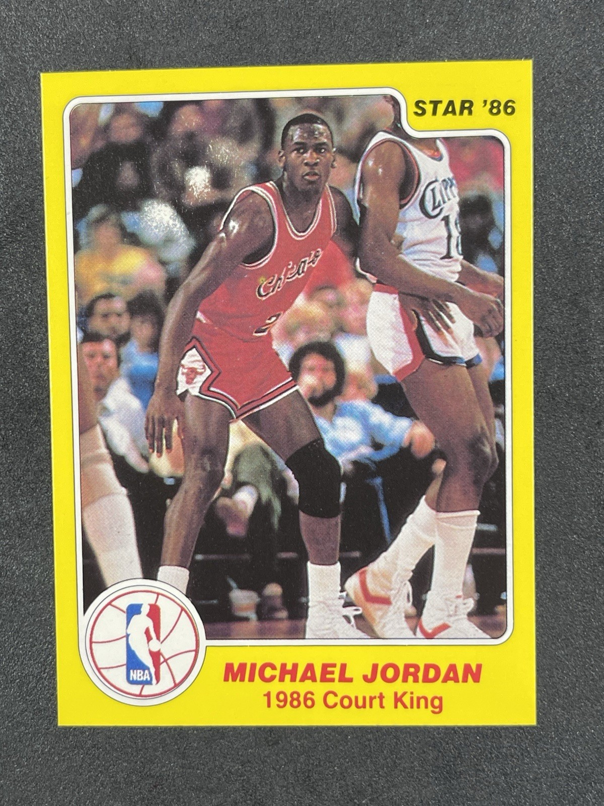 1986 Star Court Kings - Michael Jordan #18 Chicago Bulls Basketball Card 1986 Star Court Kings - Michael Jordan #18 Chicago Bulls Basketball Card